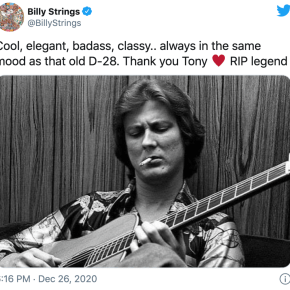 Missing Tony Rice&nbsp;Already